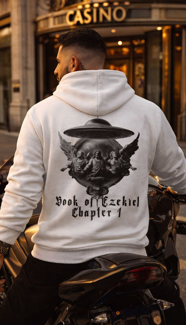 Heavyweight Boxy Hoodie - Book of Ezekiel-Chapter 1